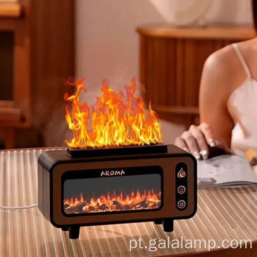 Umidificador de óleo essencial de fogo ultrassônico